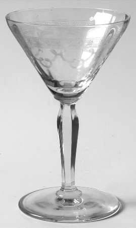 Richmond (Older, Etched, Stem 5082) Liquor Cocktail