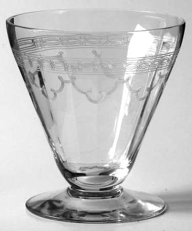 Richmond (Older, Etched, Stem 5082) 5 Oz Footed Tumbler