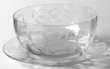 Rogene Clear Finger Bowl with Underplate