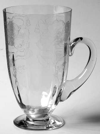 Rogene Clear Handled Footed Ice Tea