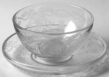 Romance Mayonnaise Bowl and Underplate