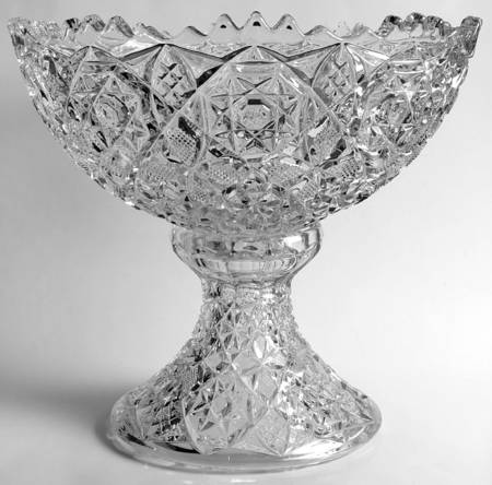 Rosby Clear Punch Bowl with Stand