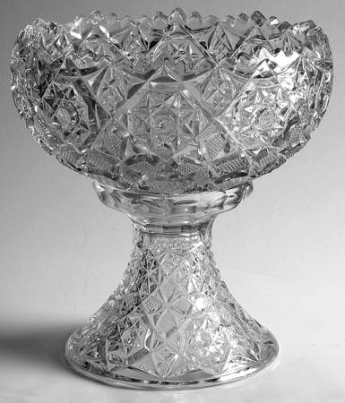 Rosby Clear Small Punch Bowl with Stand