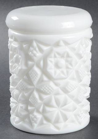 Winburn Milkglass Pickle Jar & Glass Lid