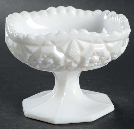 Winburn Milkglass Open Jam/Jelly