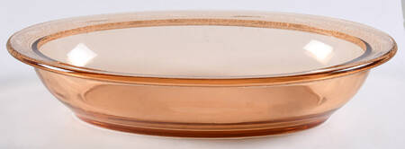 Royal Amber 9" Oval Vegetable Bowl