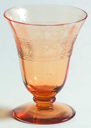 Royal Amber 2 1/2 Oz Footed Tumbler