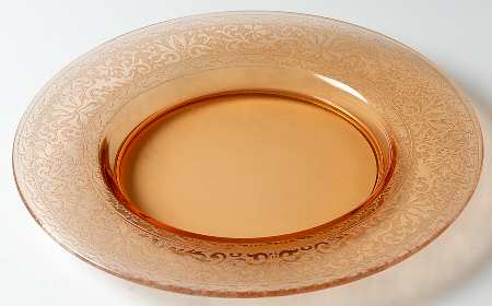 Royal Amber Luncheon Plate