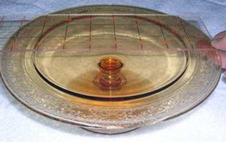 Royal Amber 8" Low Open Compote