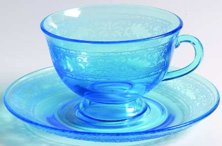 Royal Blue Cup & Saucer Set