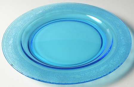 Royal Blue Luncheon Plate