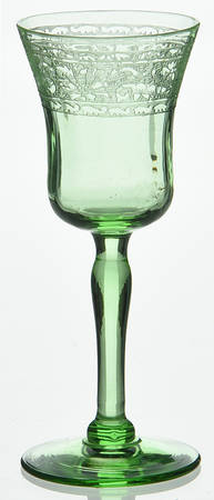 Royal Green Cordial Glass