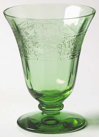 Royal Green 2 1/2 Oz Footed Tumbler