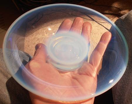 Seascape Blue Round Mint Tray