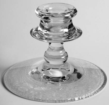 Seville Clear Single Light Candlestick