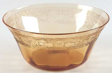 Seville Amber Finger Bowl