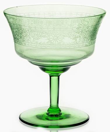 Seville Green Low Sherbet
