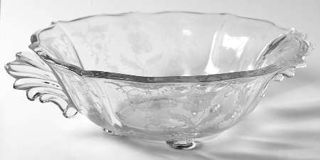 Shirley Handled 4-Toed Bowl (Baroque Shape)