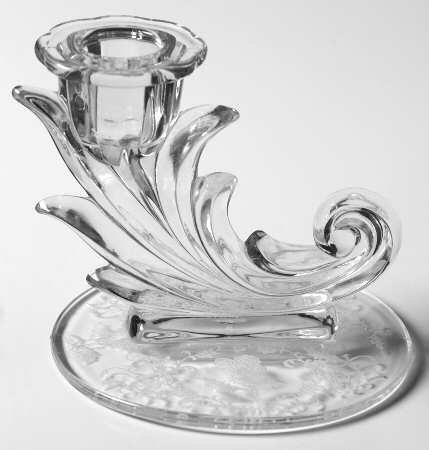 Shirley 4" Candlestick (Baroque Shape)