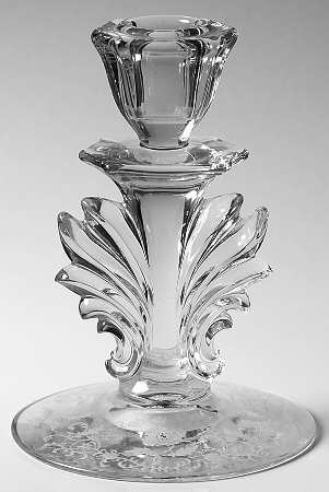 Shirley 5" Candlestick (Baroque Shape)