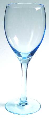 Silhouette Light Blue Tall Water Goblet
