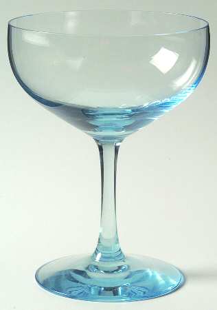 Silhouette Light Blue Champagne/Tall Sherbet
