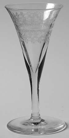 Small Cloverleaf Sherry Glass