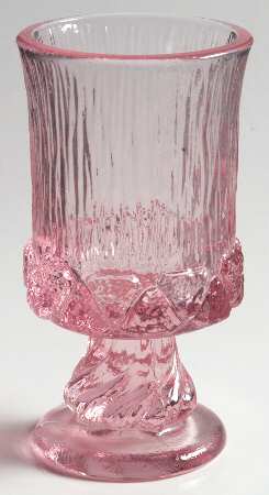 Sorrento Pink Wine Glass