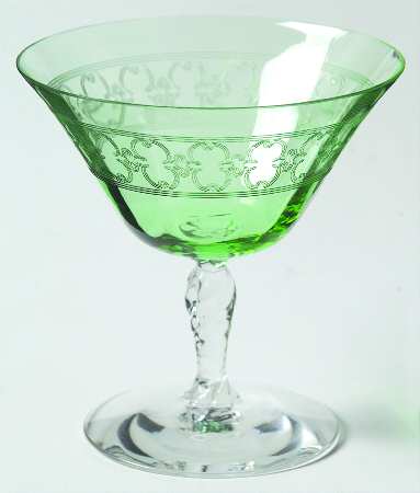Spartan Green Low Sherbet