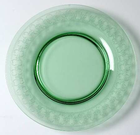 Spartan Green Luncheon Plate