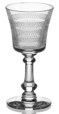 Spencerian Cordial Glass