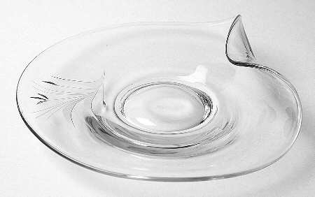 Spray Contour Blank Snack Plate
