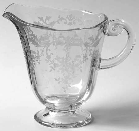 Springtime (Stem #6012, Etch 318) Creamer