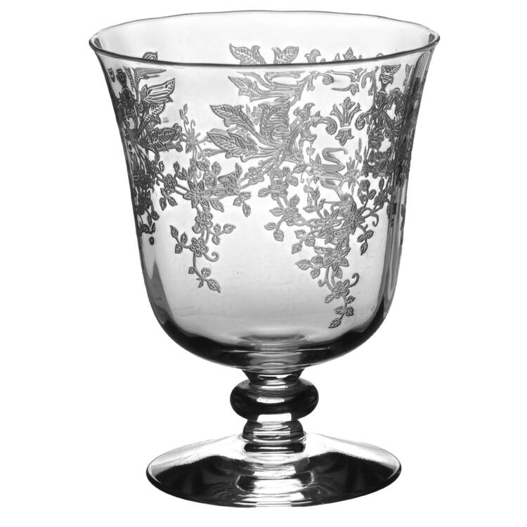 Springtime (Stem 891, Etch 318) Oyster or Fruit Cocktail