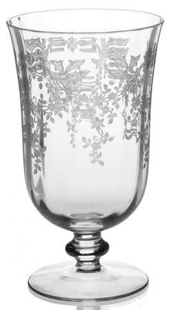 Springtime (Stem 891, Etch 318) Footed Tumbler