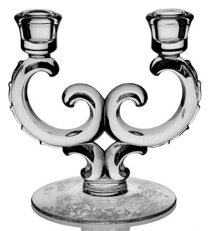 Starflower Double Light Candlestick