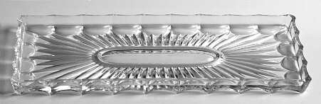 Starlite Clear Rectangular Tray