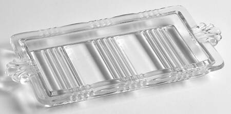Sunray Clear Creamer/Sugar, Tray Only