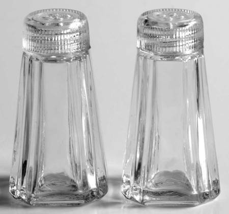 Sunray Clear Shaker Set with Glass Lids