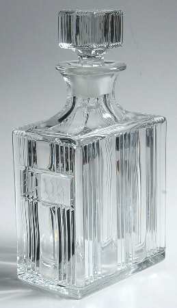 Sunray Clear Rye Decanter with Stopper