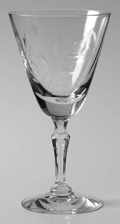 Sweetheart Rose Wine Glass