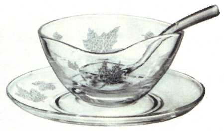 Sylvan (Stem #6060) Mayonnaise Bowl, Underplate and Ladle