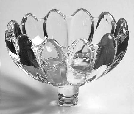Table Charms Clear Candle/Snack Bowl