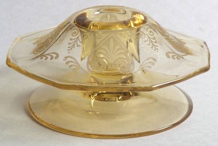 Trojan Topaz Mushroom Candlestick