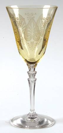 Trojan Topaz Wine Glass