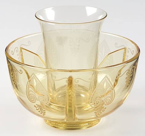Trojan Topaz Ice Dish with Tomato Insert
