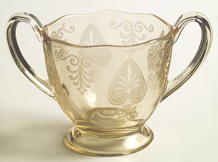 Trojan Topaz Footed Open Sugar