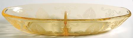 Trojan Topaz 8" Oval 2 Part Relish