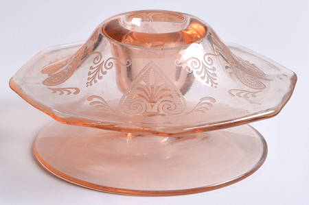 Trojan Pink (Rose) Mushroom Candlestick