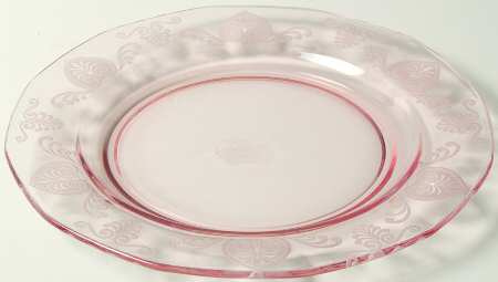 Trojan Pink (Rose) Luncheon Plate